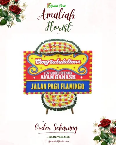 Bunga Papan Congratulation di Takome